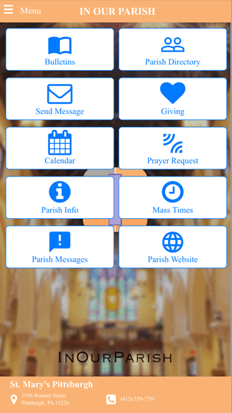 Catholic Parish App – InOurParish